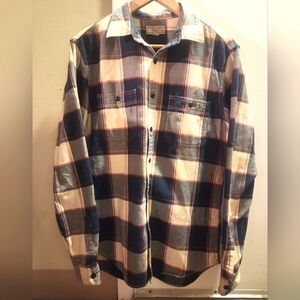 J.Crew Wallace & Barnes Heritage Midweight Cotton Flannel Workshirt Medium